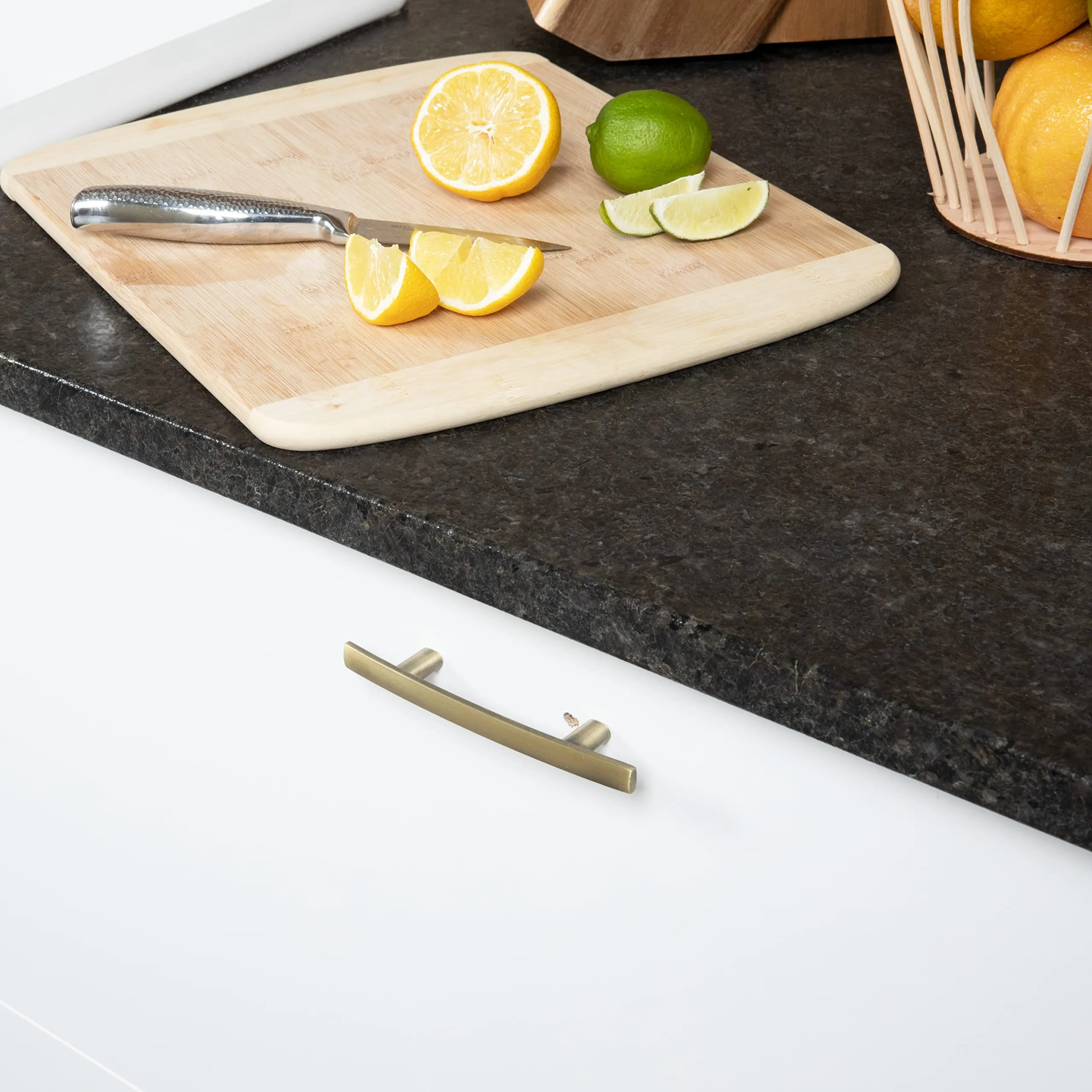 10 Pack Modern Curved Arch Handle Pull For Kitchen Cupboard Door Bedroom