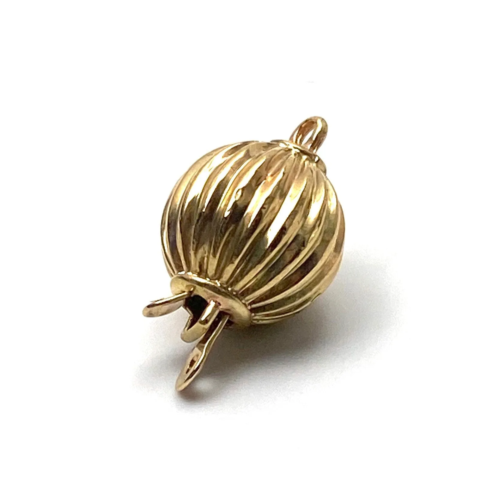 14K 8.79 mm solid yellow gold clasp, SKU# A009c