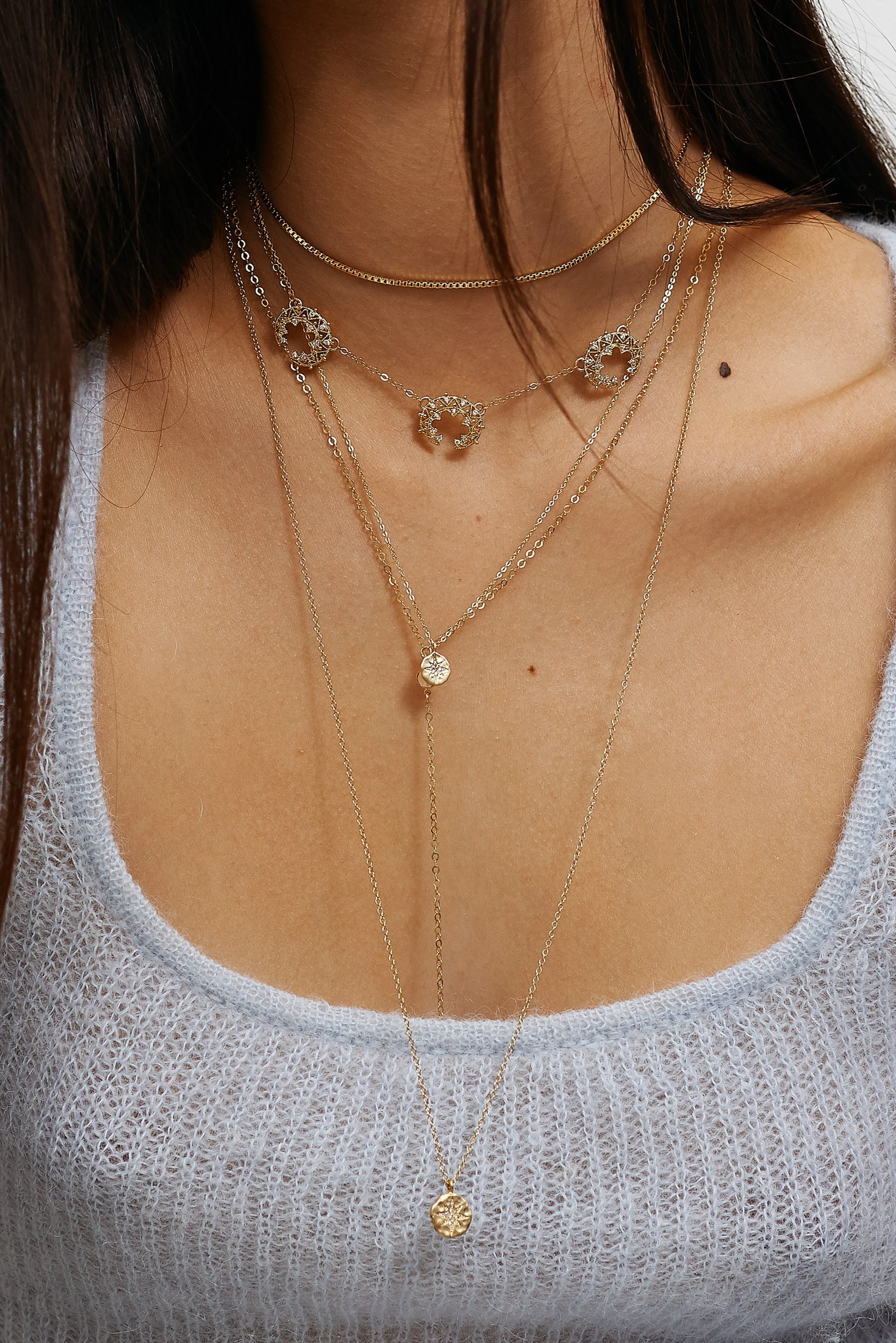 14K Emma Drop Necklace