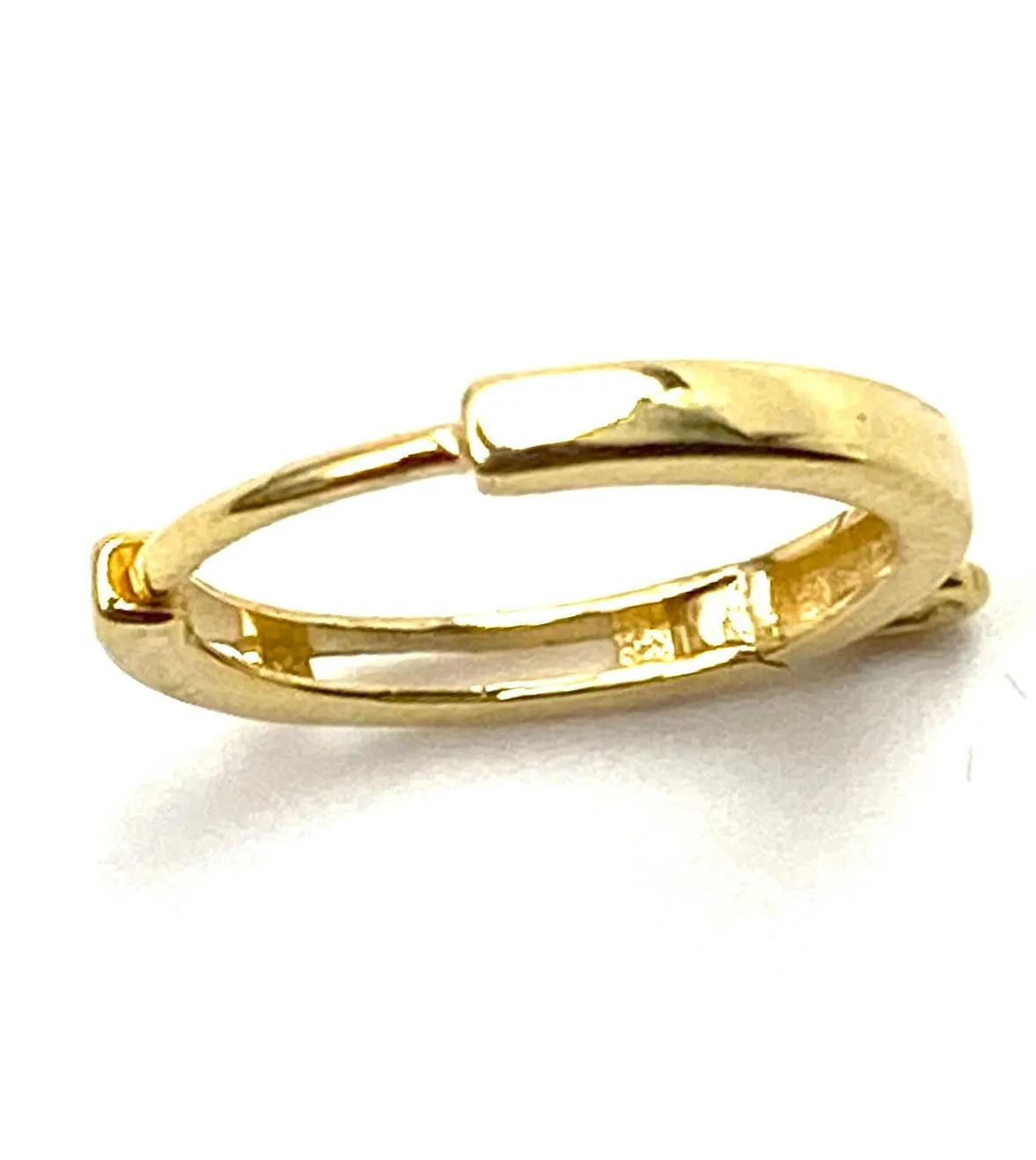 14K solid yellow gold HGGIE earring, SKU# 12-14-72