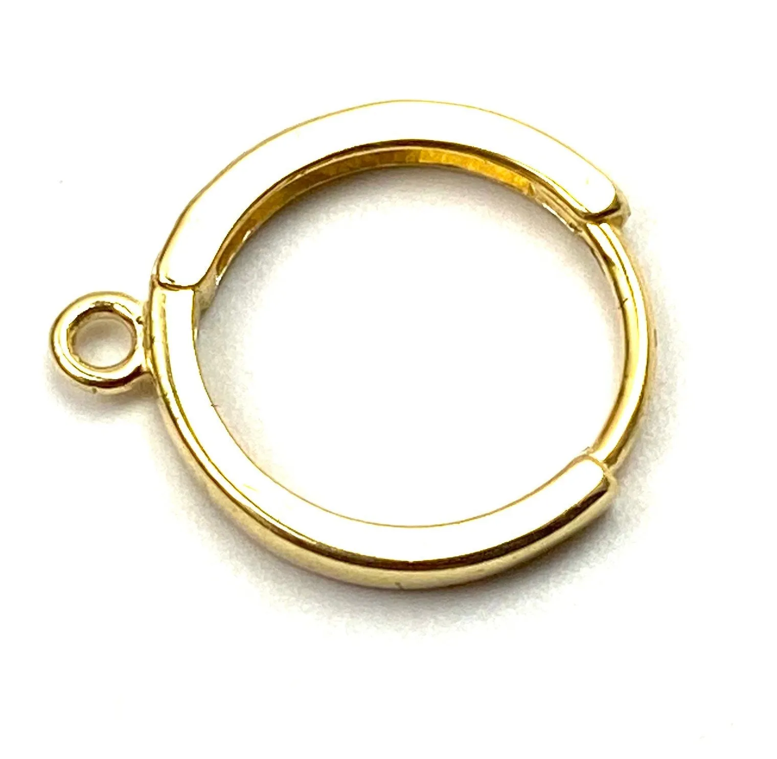 14K solid yellow gold HGGIE earring, SKU# 12-14-72