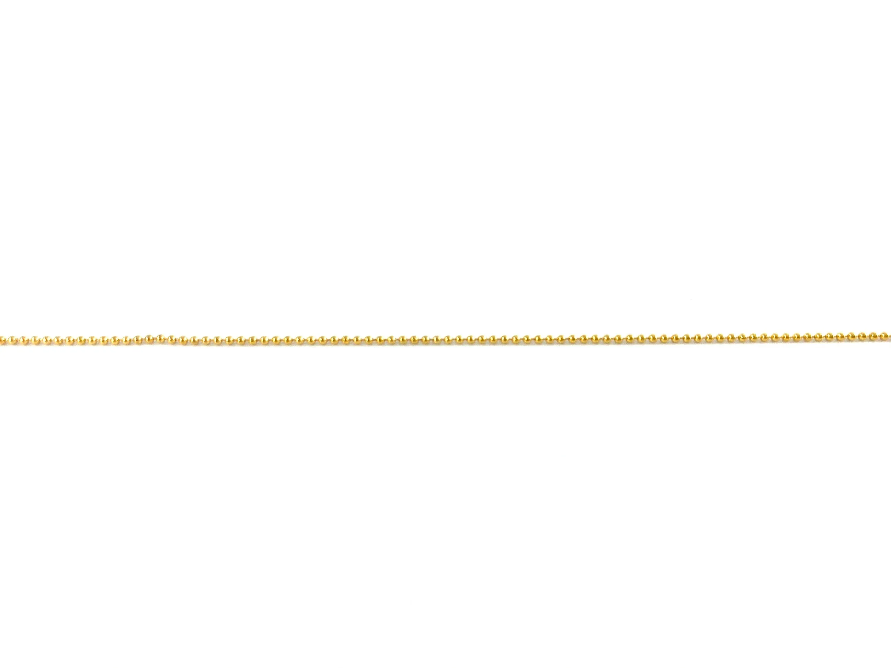 14KGF 1.0mm Bead Chain Footage Spool, 14KGF, 14K Gold Filled, 14K Gold Fill, 14K Gold, Sku: 4013705S25