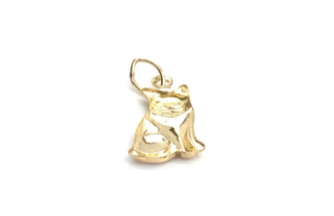 14KGF Cat Charm 1896-C