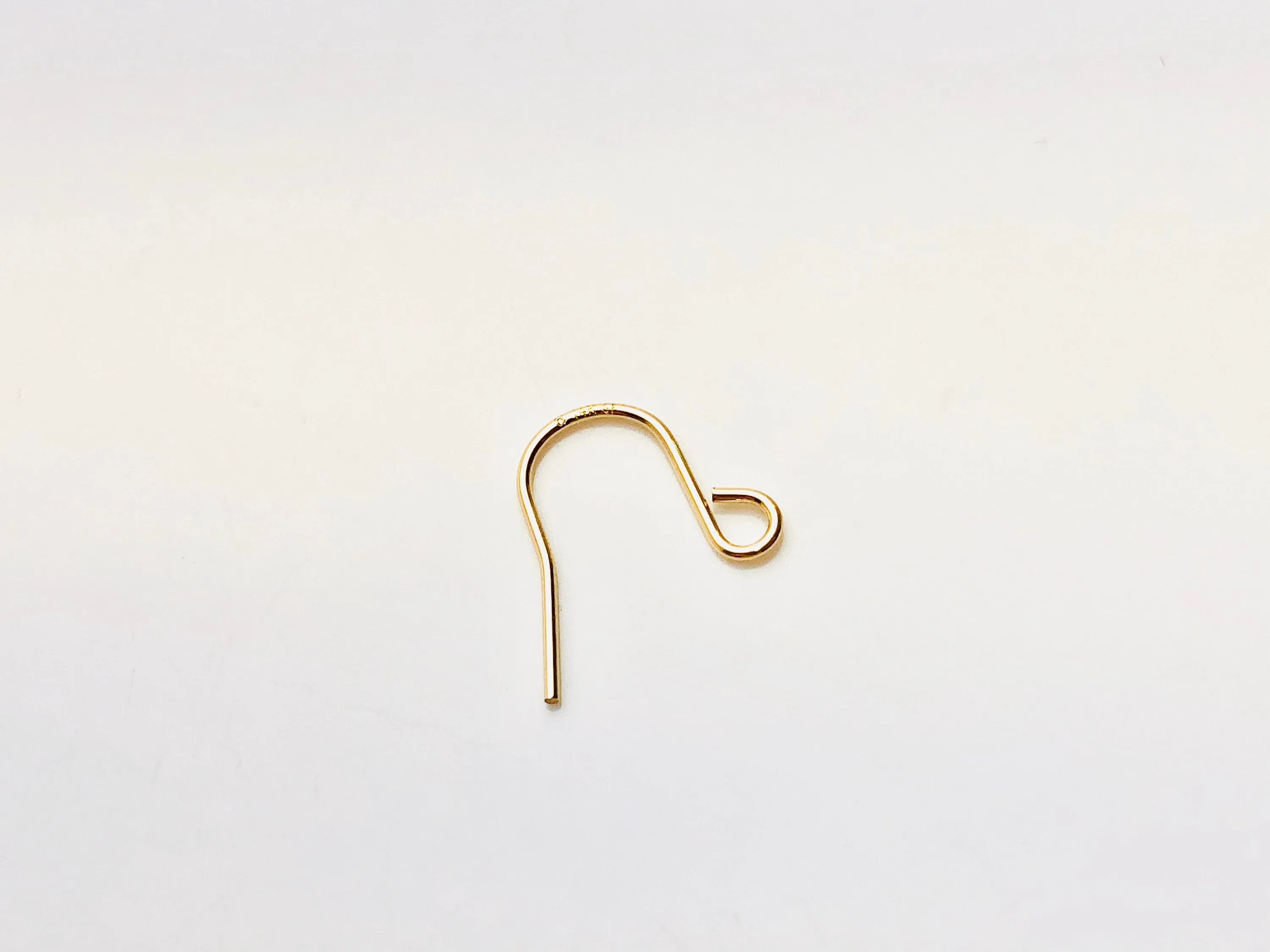 14KGF ear wire shirt with loop , 14K gold filled , Sku # 435C(027)