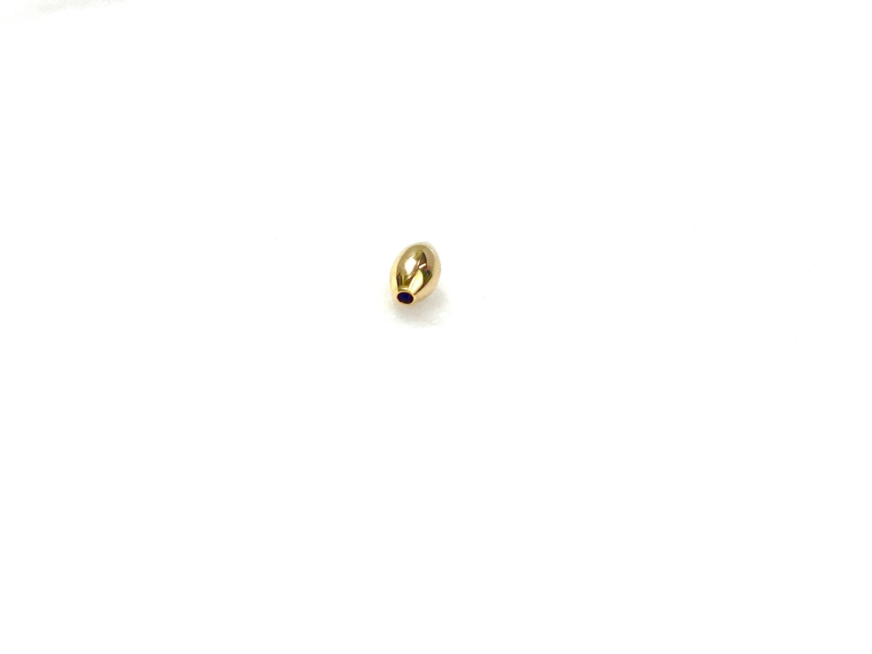 14KGF oval bead , 14K gold filled , Sku #4004730V