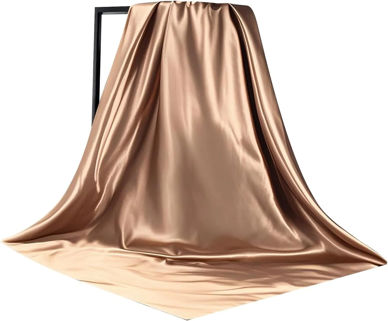 35 Large Square Satin Head Scarf - 3Pcs Silk Like Head Scarves Silk Bandana Satin Hair Scarf Head Wraps For Women