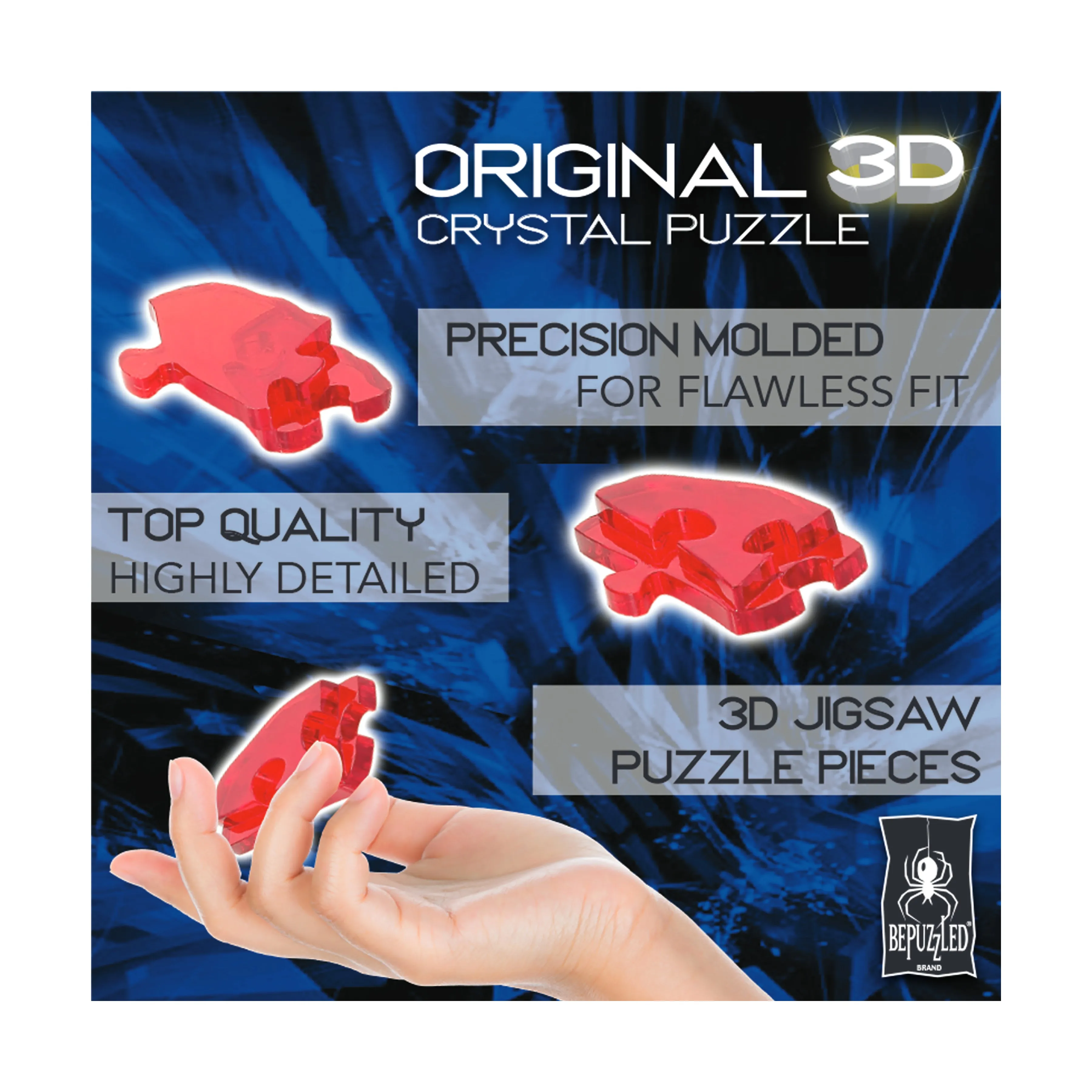3D Crystal Puzzle - Disney 100 Platinum Edition - Ariel: 42 Pcs