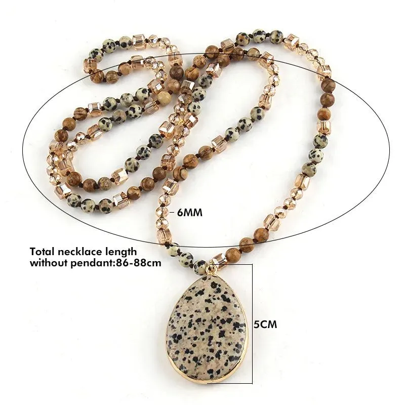 6MM Natural StoneBeads Necklace Collection