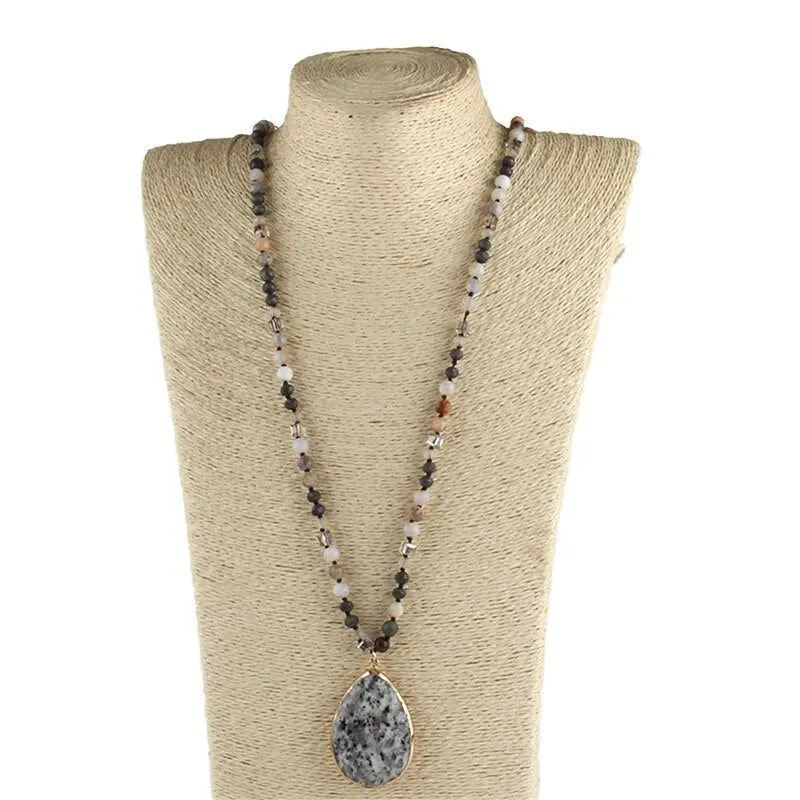 6MM Natural StoneBeads Necklace Collection