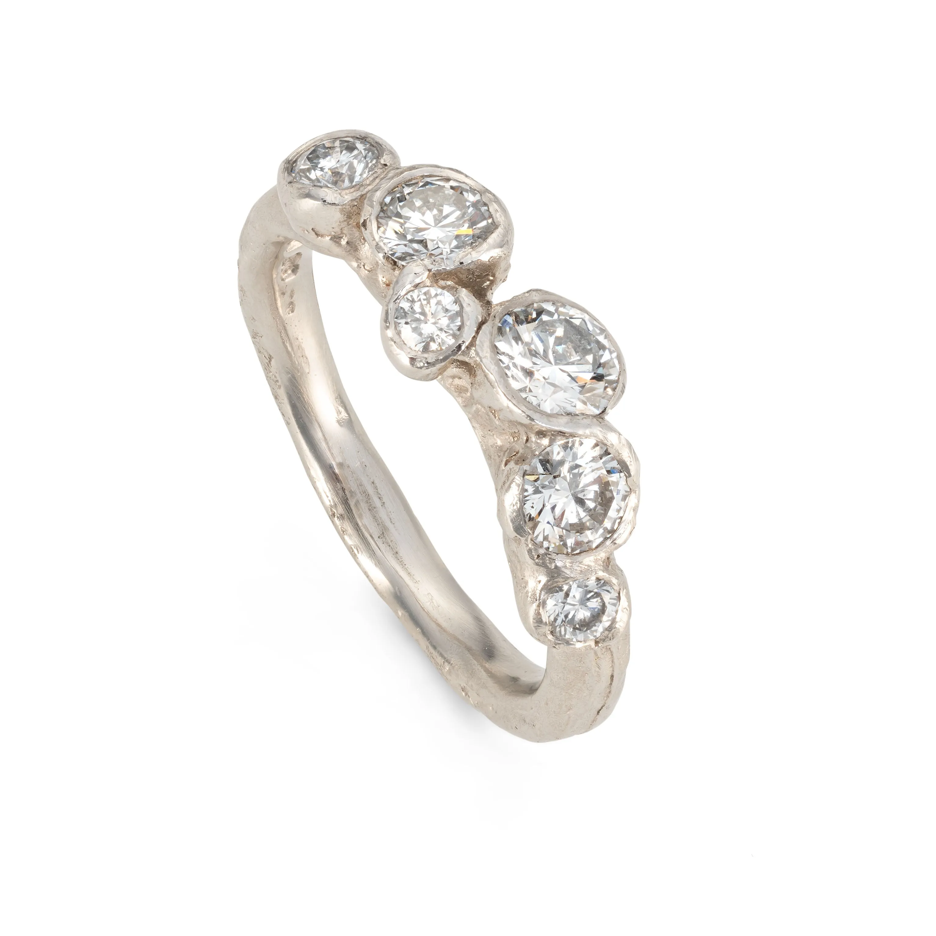 All White Sea Sorrel Ring