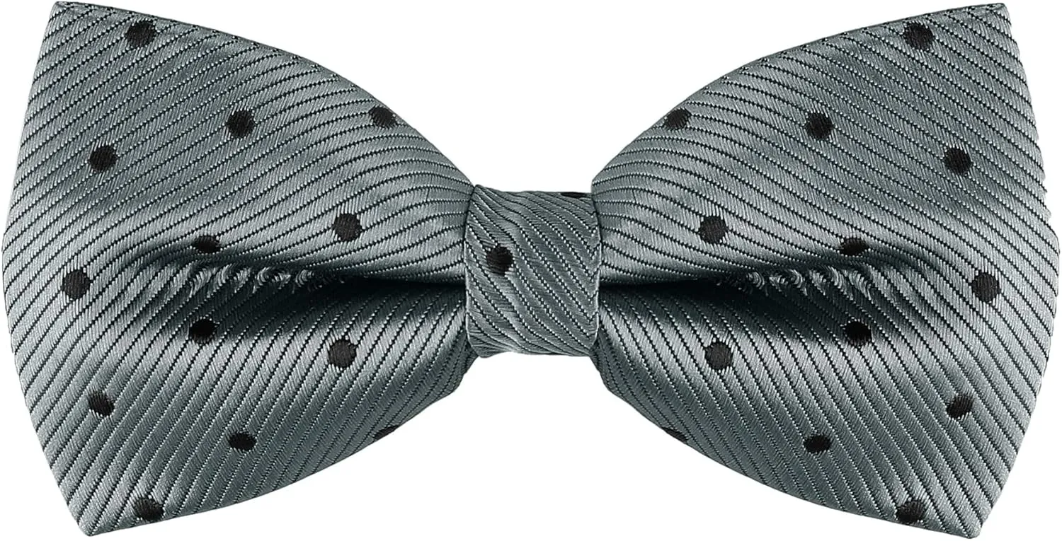 Allegra K Men's Pre-Tied Adjustable Polka Dots Neck Ties Tuxedo Work Party Prom Bowtie