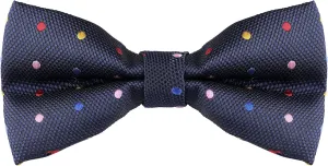 Allegra K Men's Pre-Tied Adjustable Polka Dots Neck Ties Tuxedo Work Party Prom Bowtie