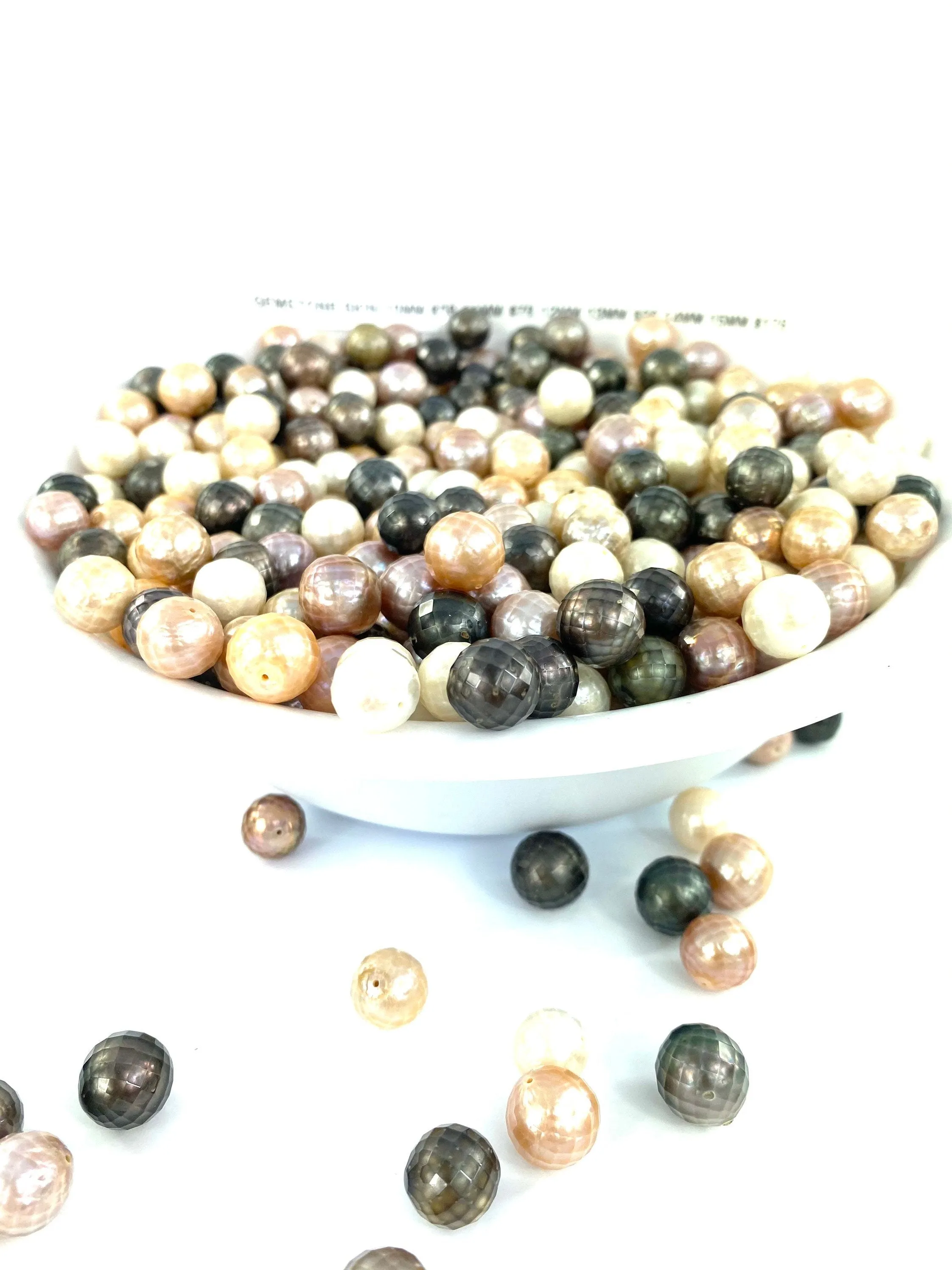 Beautiful Gemstone Skin Tahitian and Edison Pearls, 100% Natural Colors