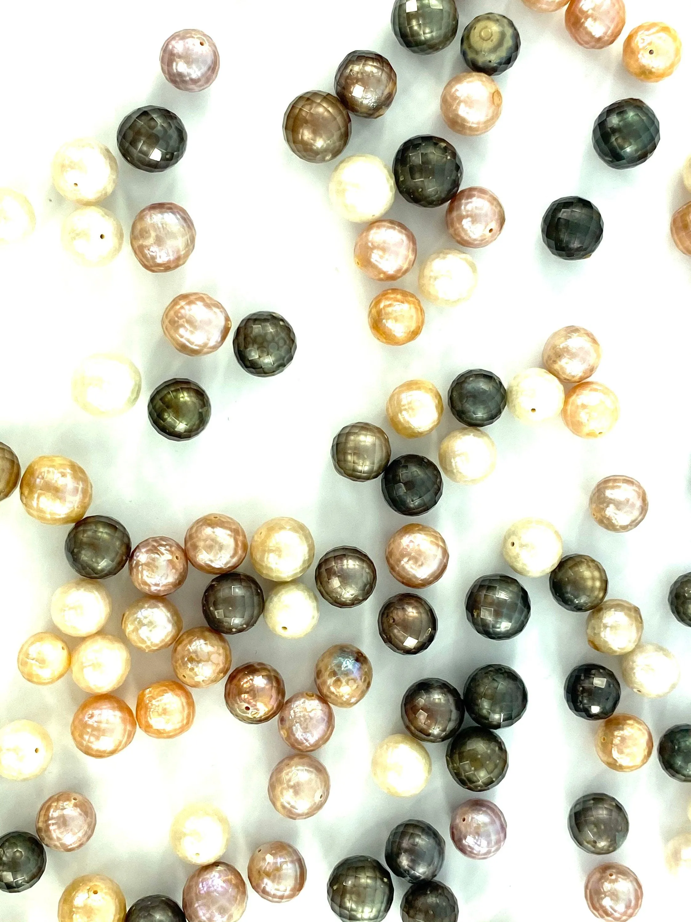 Beautiful Gemstone Skin Tahitian and Edison Pearls, 100% Natural Colors