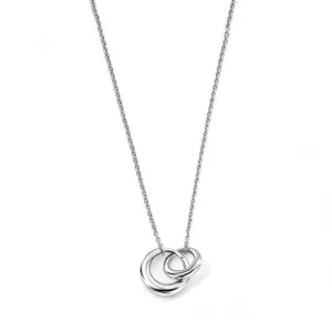 Beginnings Sterling Silver Interlocking Links 41 5cm Necklaces N2832