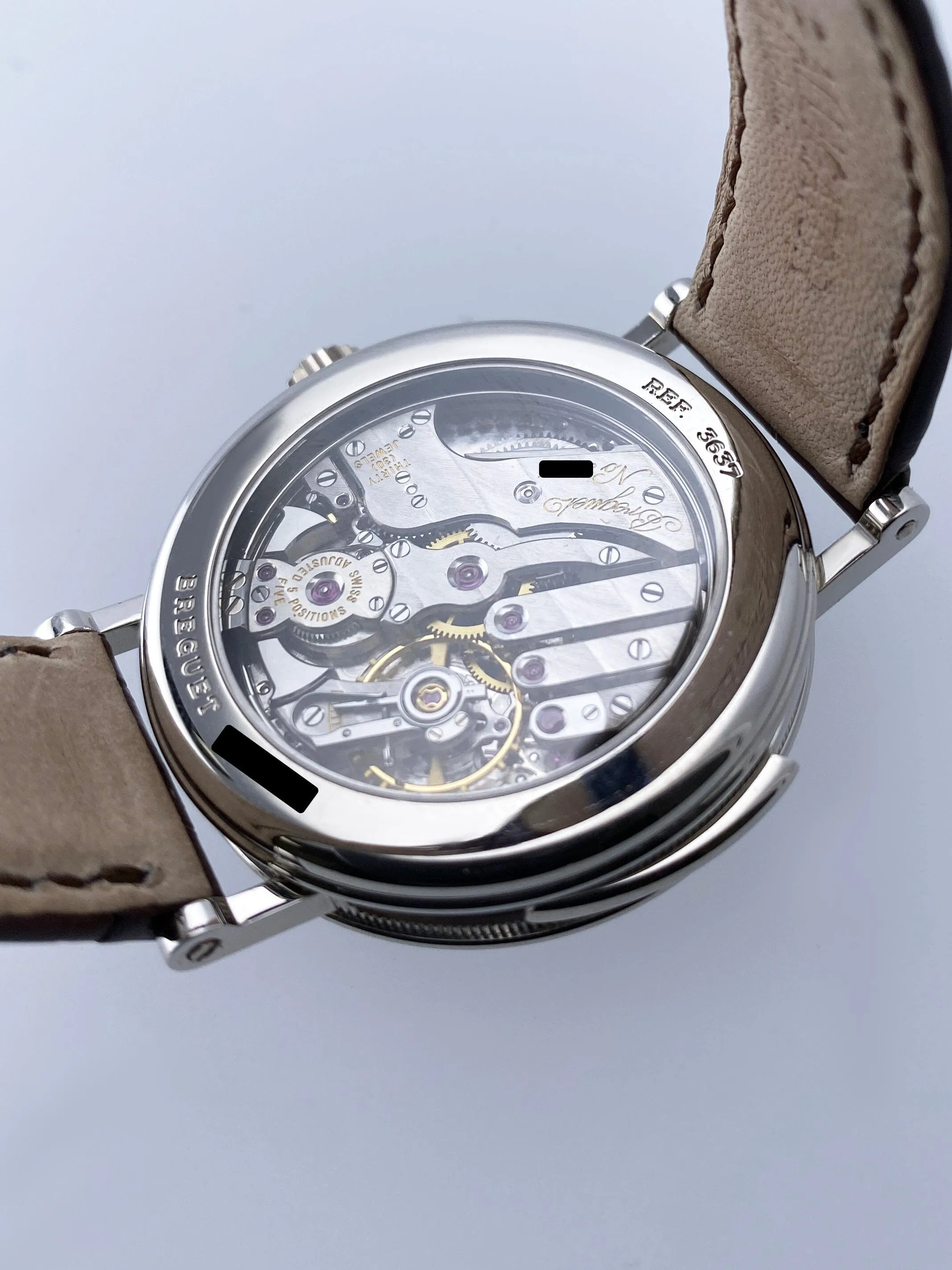 Breguet Classique Complications 3637 Silver Dial Mens Watch  Box Papers