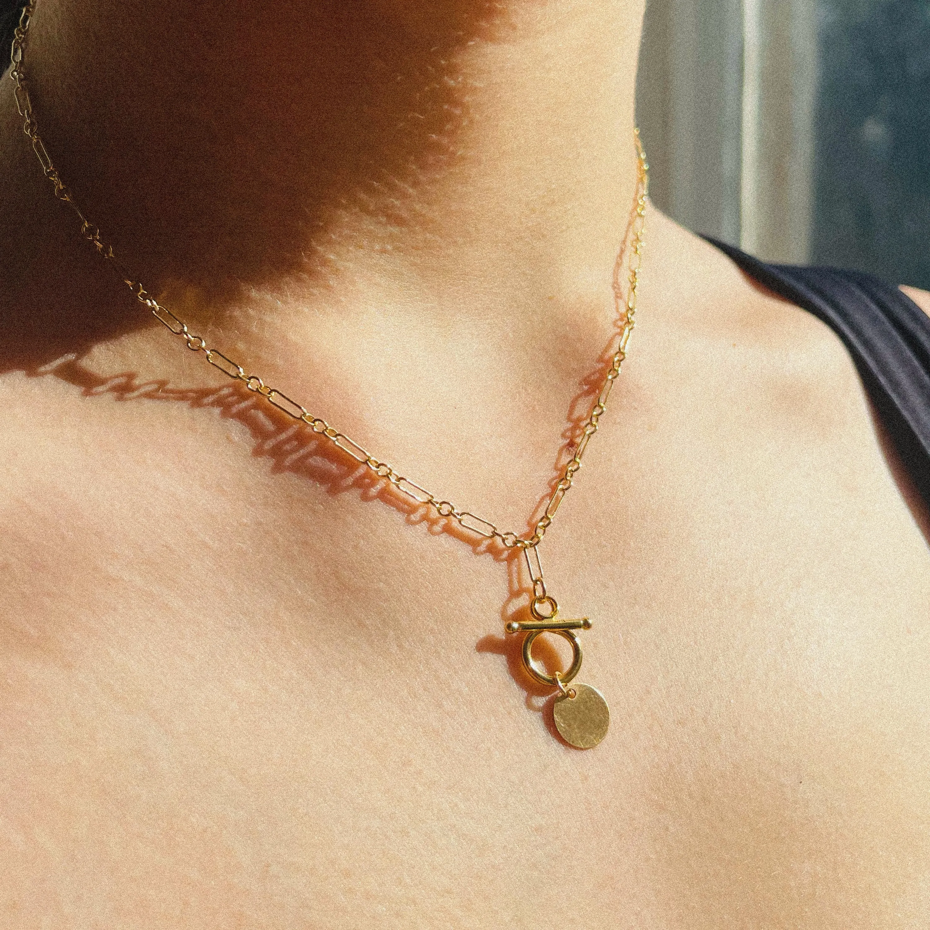 Calico Circle Necklace