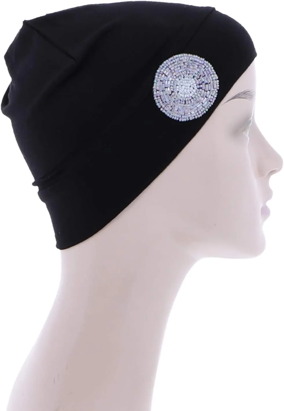 Chemo Beanie Sleep Cap Ultra Soft with Lavender Bling