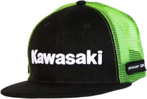 D'cor Visuals Racing Snapback Hat  Compatible with Kawasaki-Inspired Moto Style  Men's Cap for Dirt Bike, Motocross, and Off-Road Racing