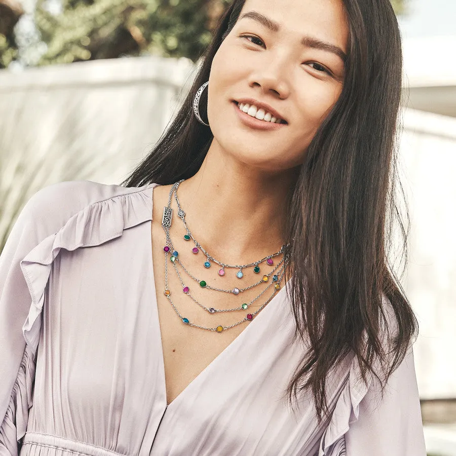 Elora Gems Multi Layer Necklace