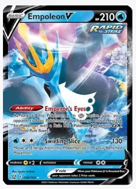 Empoleon V SWSH05: Battle Styles # 040/163