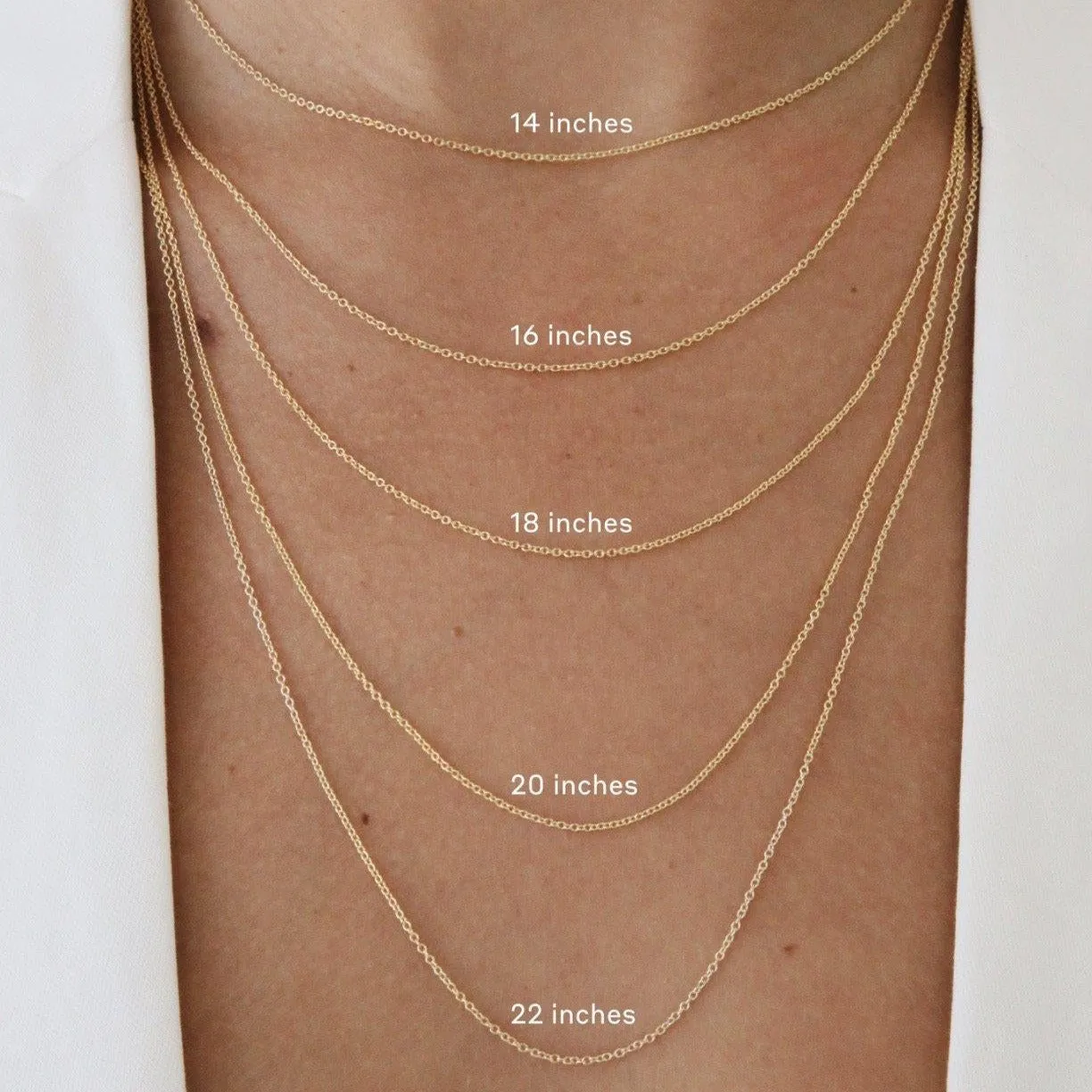 Figaro Necklace - Solid Gold