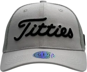 GP POWER GOLF Original Titties Mesh Hat - White Trucker Cap with Adjustable Strapback