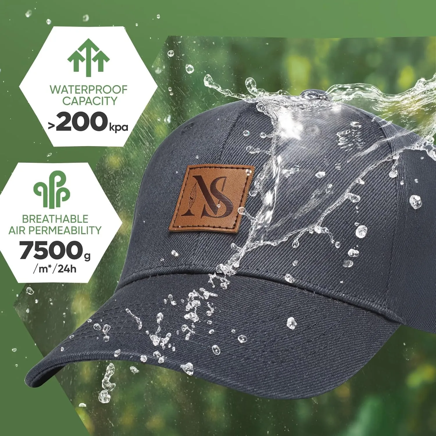 Hemp Snapback Hats for Men & Women, Natural UV Protection, Womens Trucker Hats, Twill Fabric, Mens Baseball Hats