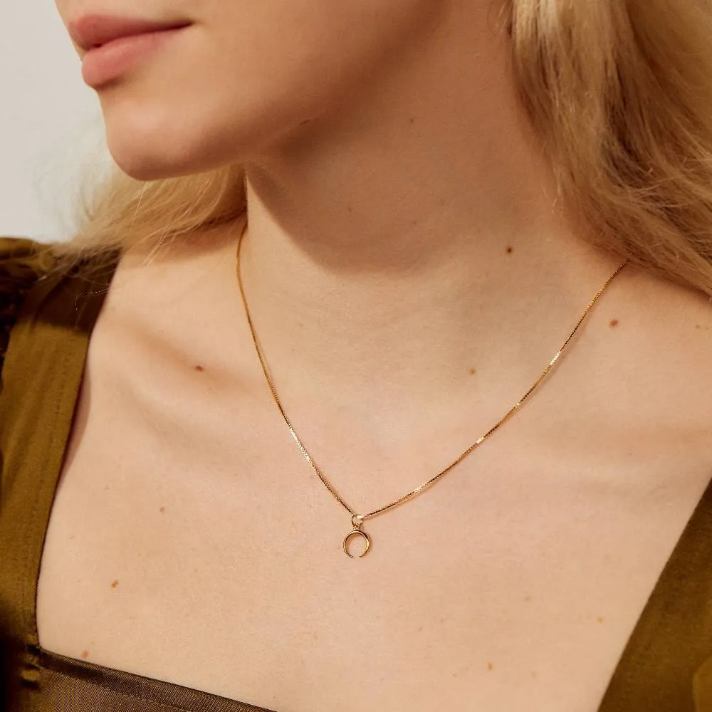 Horn Charm Necklace