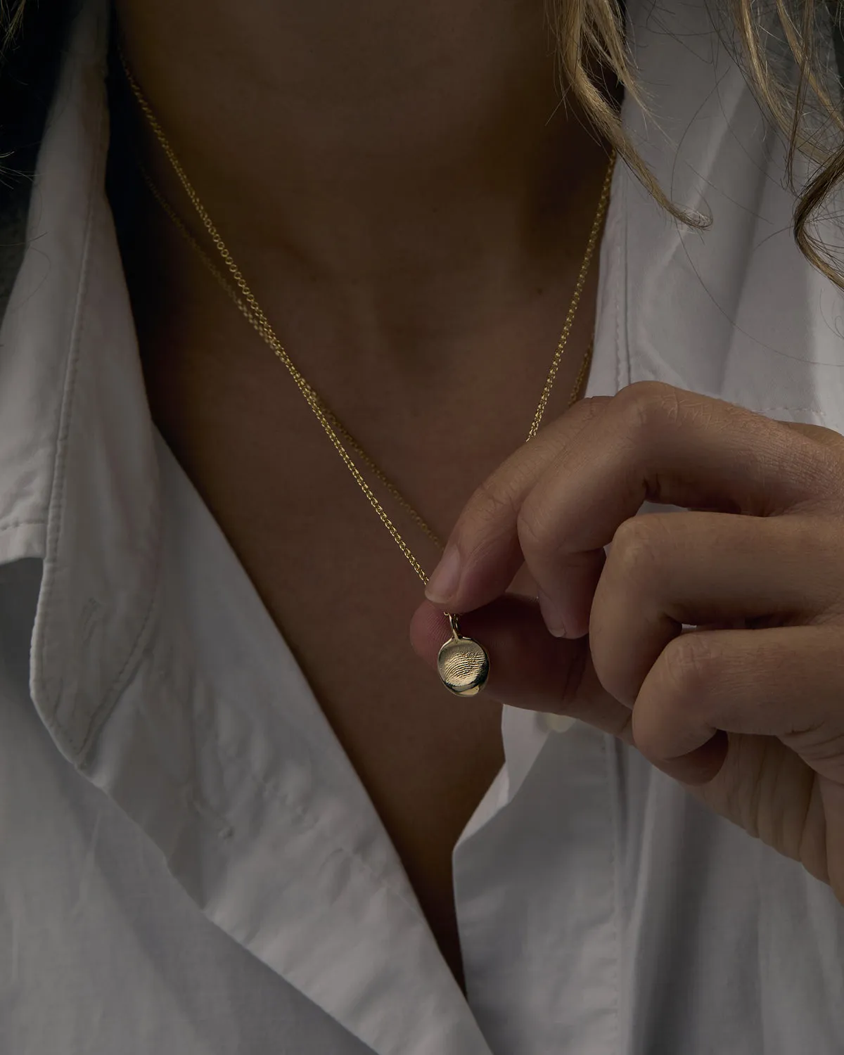Ingot 2.0 Stone Pendant | Rose Gold