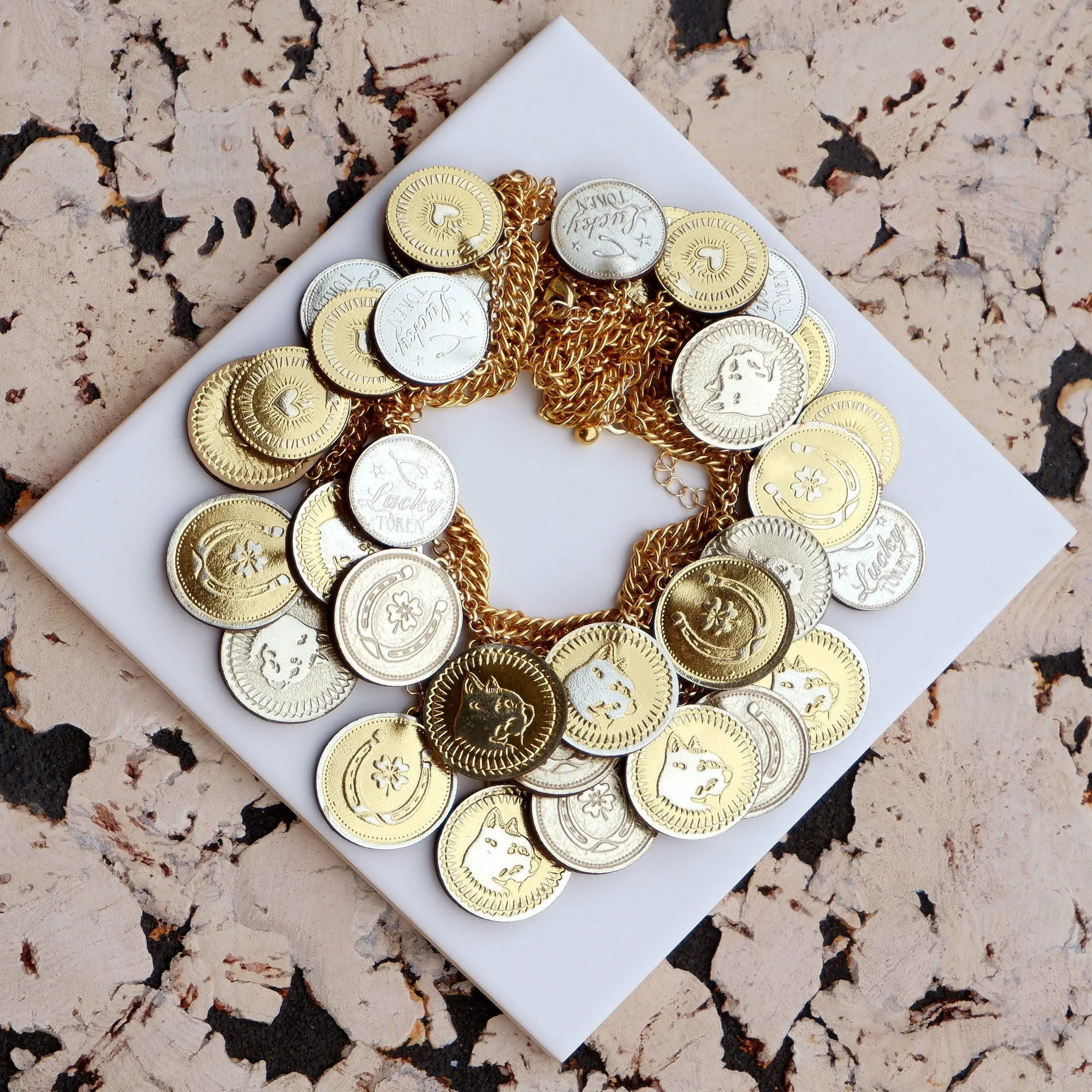 LUCKY COIN SWAG . necklace