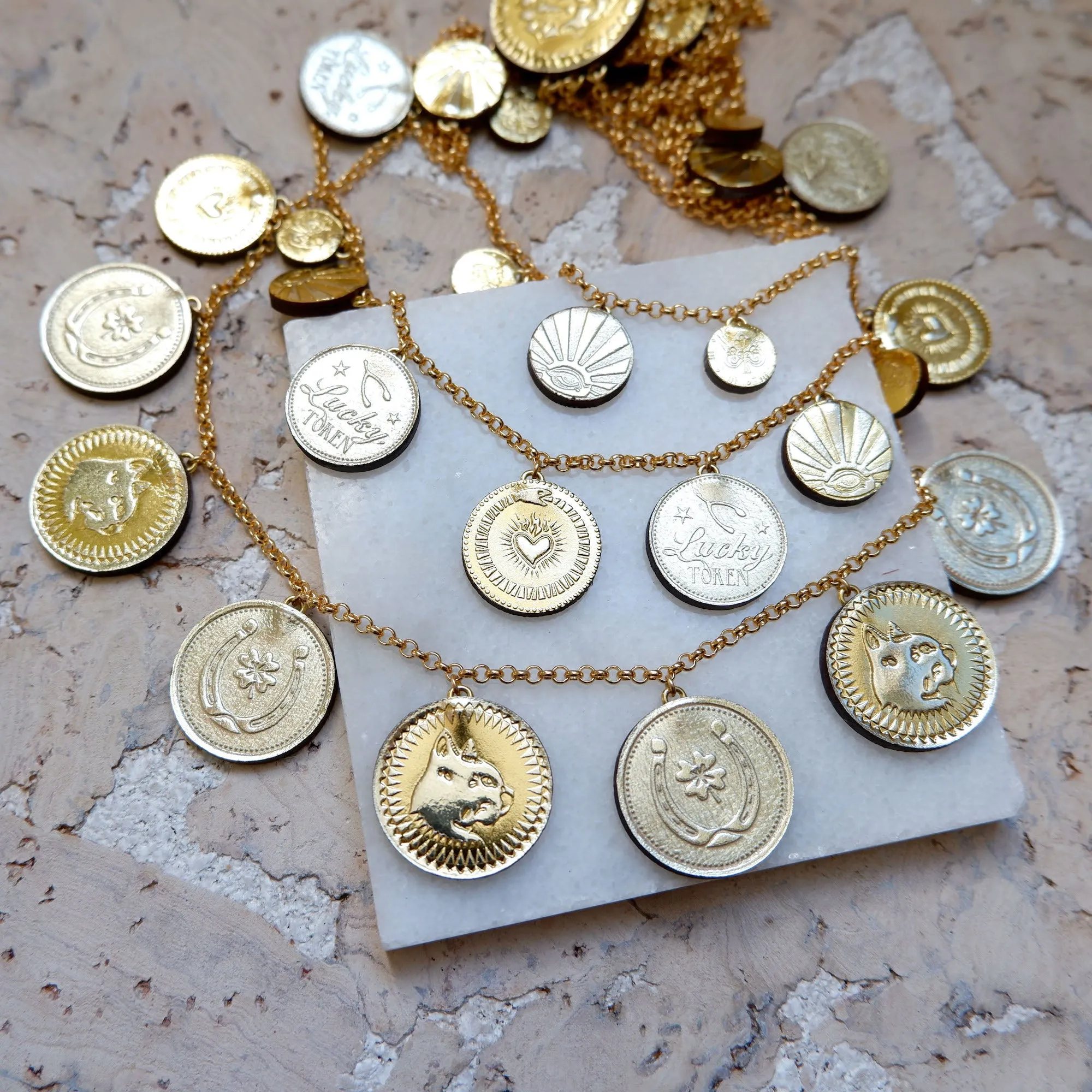 LUCKY COIN SWAG . necklace