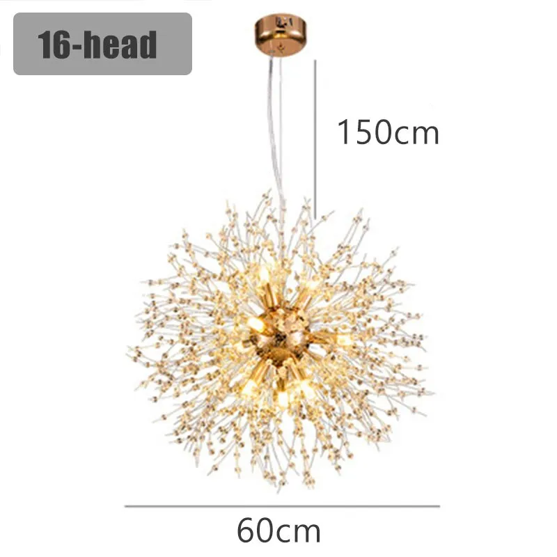 LYF Firework LED Modern Crystal Chandelier