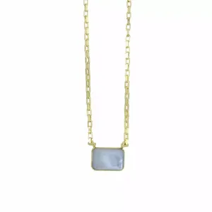 Marcia Moran Guilia Simple Gemstone Necklace