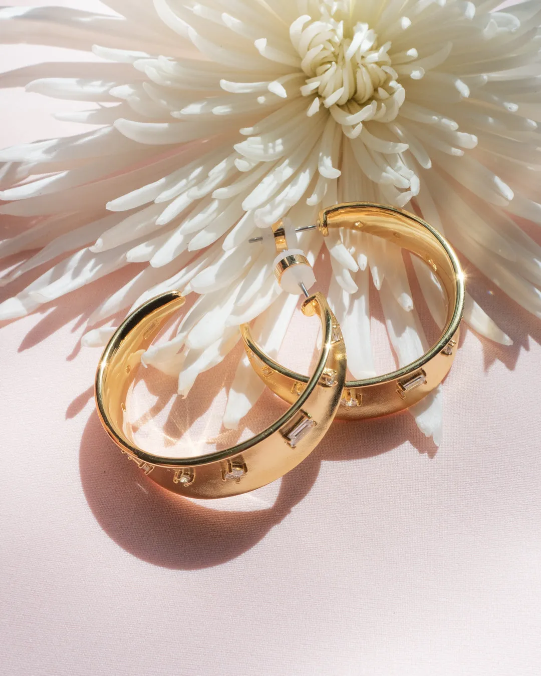 Mixte Statement Hoops- Silver