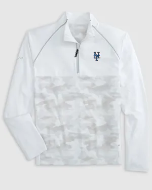 New York Mets Keiser Camo Mixed Media 1/4 Zip