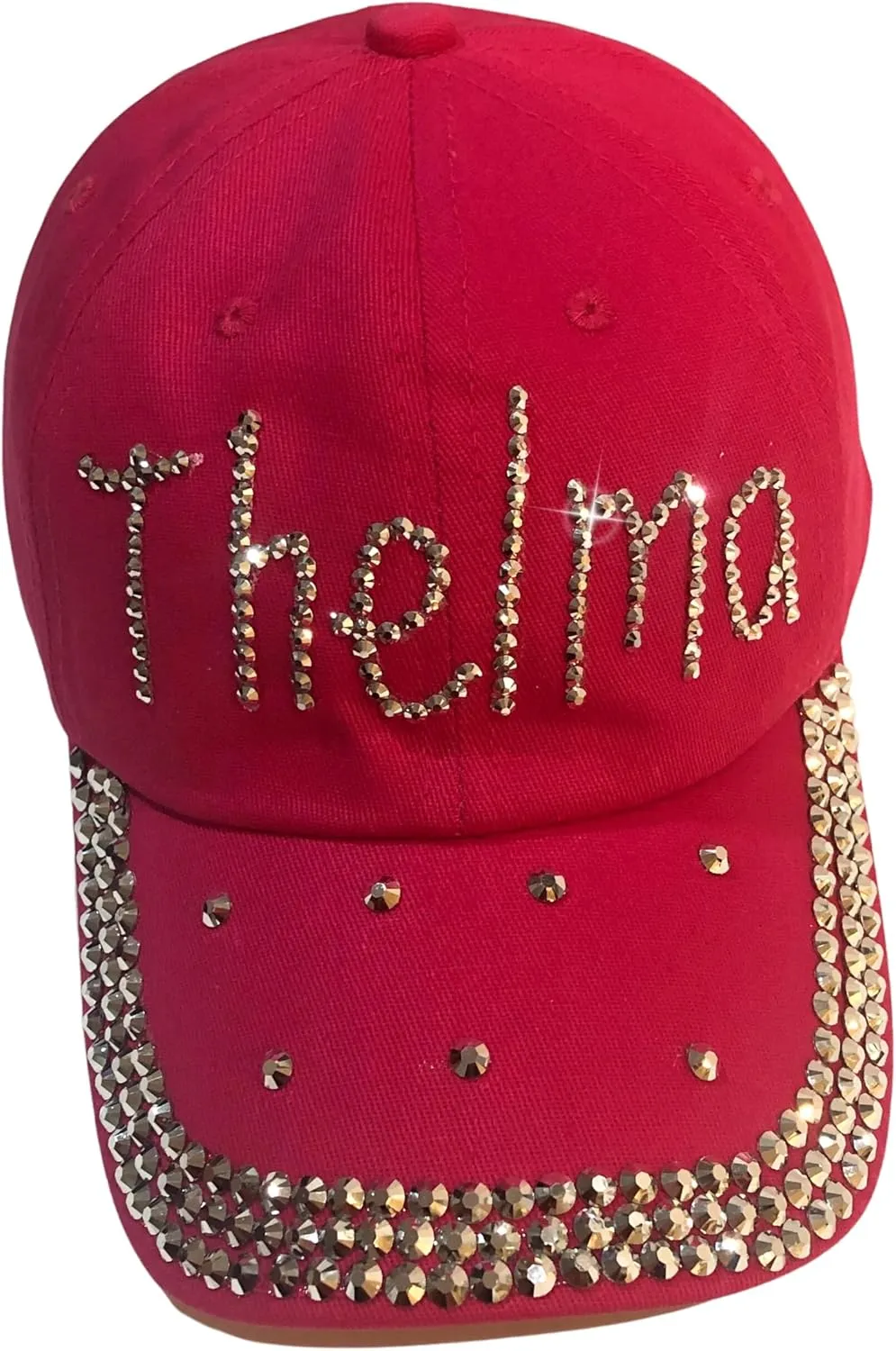 Popfizzy Rhinestone Baseball Cap for Women and Girls, Fun Bedazzled Hats, Cute Bling Denim and Diamond Hat, Sparkly Gifts