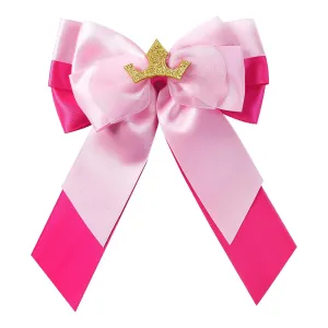Princess Hair Bows Clips for Girls Women Halloween Costume Dress Up Accessories 5Inch 1Pcs