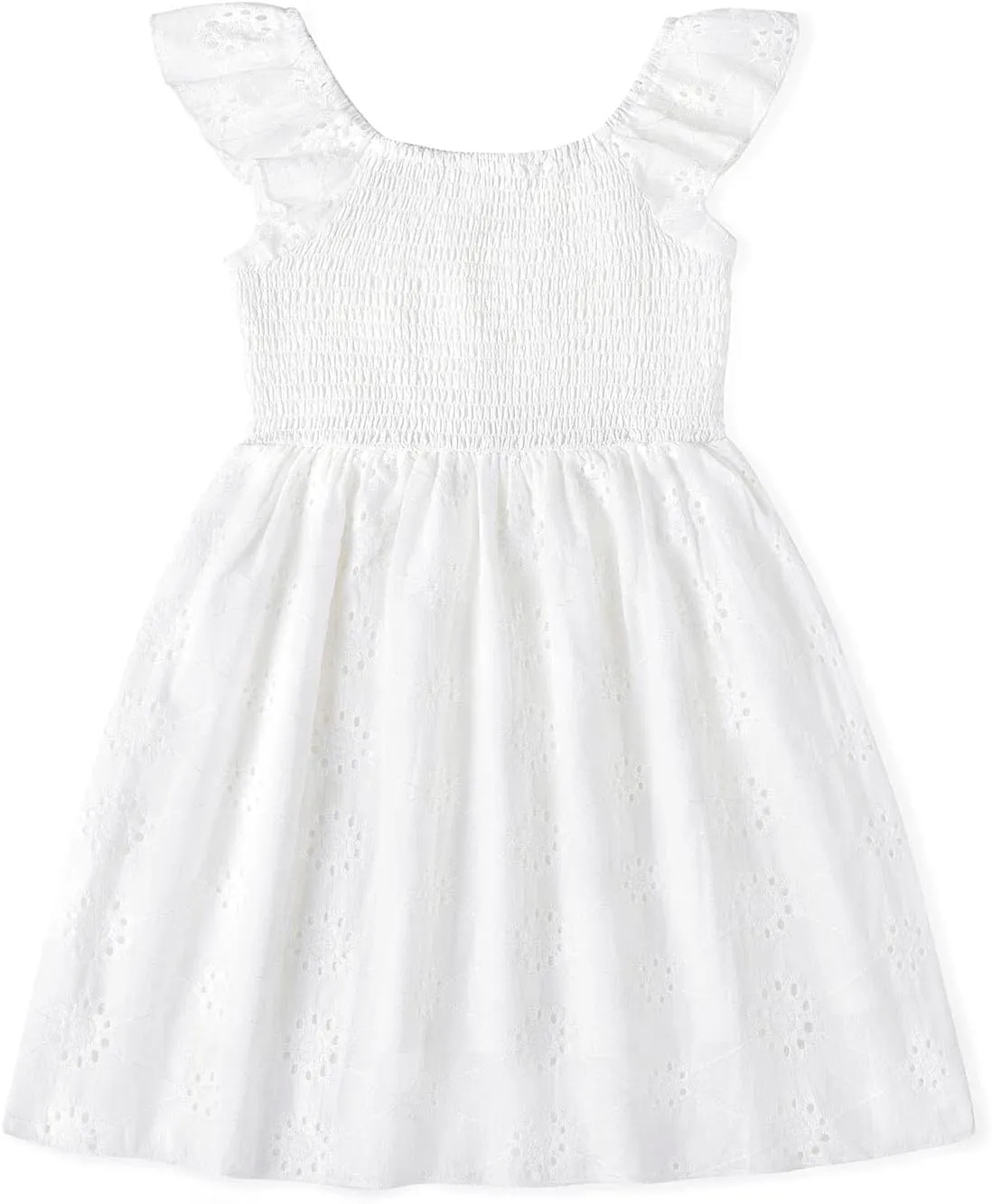Simplee kids Baby Girl Dress Toddler Casual Dresses Summer Solid Color Floral Girl Clothes