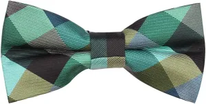 Skinny Ties for Mens Novelty Plaid Check Business Wedding Fashion Formal Neckties 2.7, Pocket Square, Bow Ties