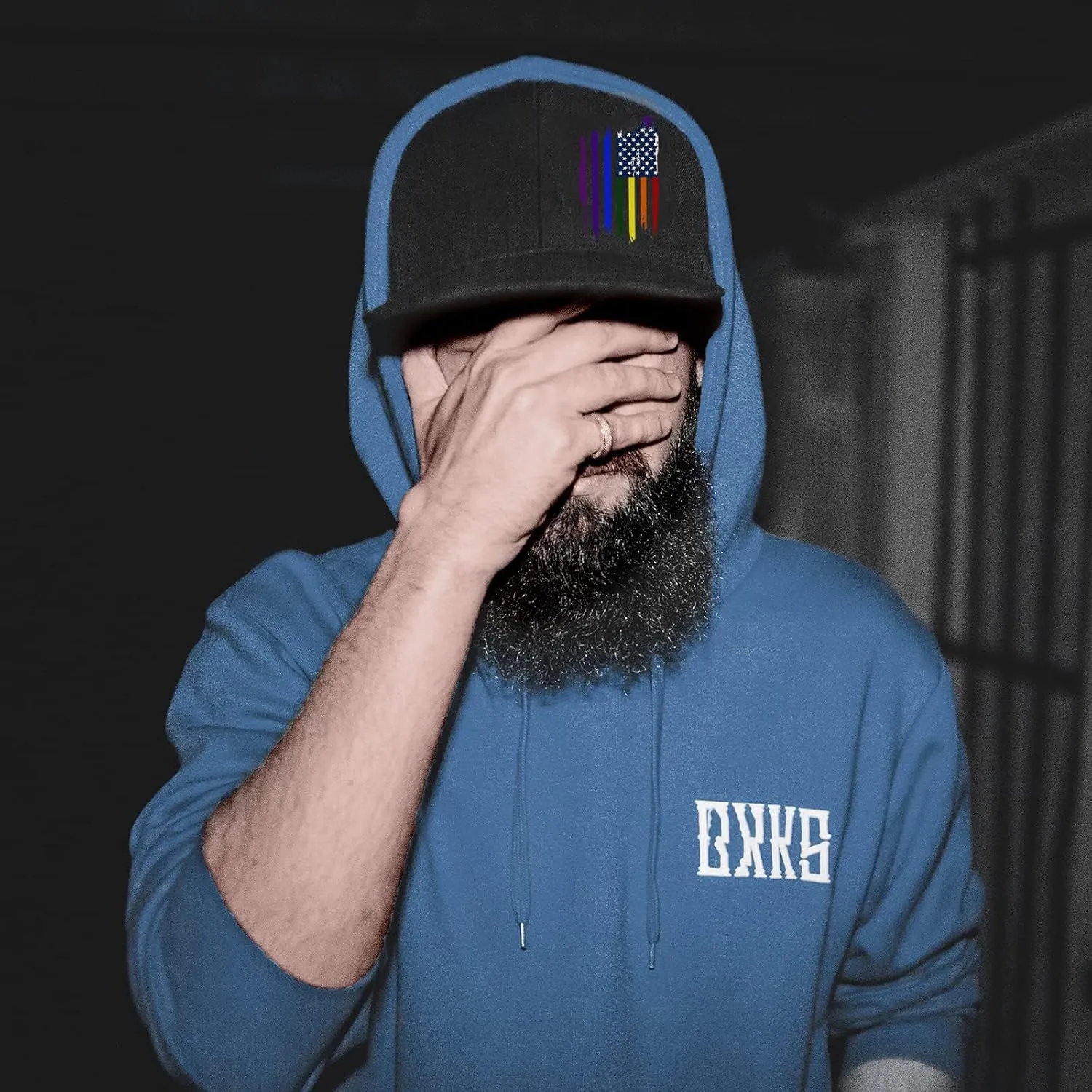 Snapback hat for Men Flat Bill Hats for Men Fitted Baseball Cap Hats