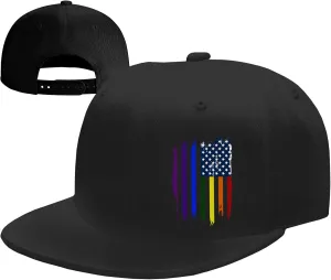 Snapback hat for Men Flat Bill Hats for Men Fitted Baseball Cap Hats