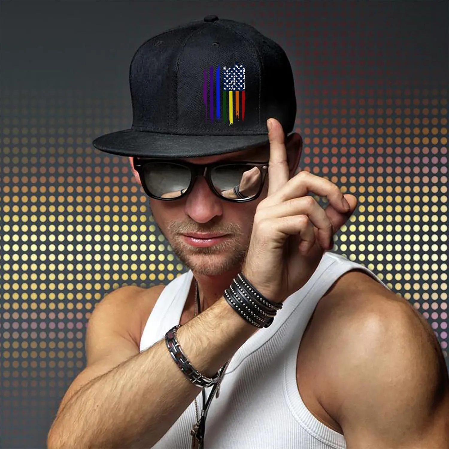 Snapback hat for Men Flat Bill Hats for Men Fitted Baseball Cap Hats