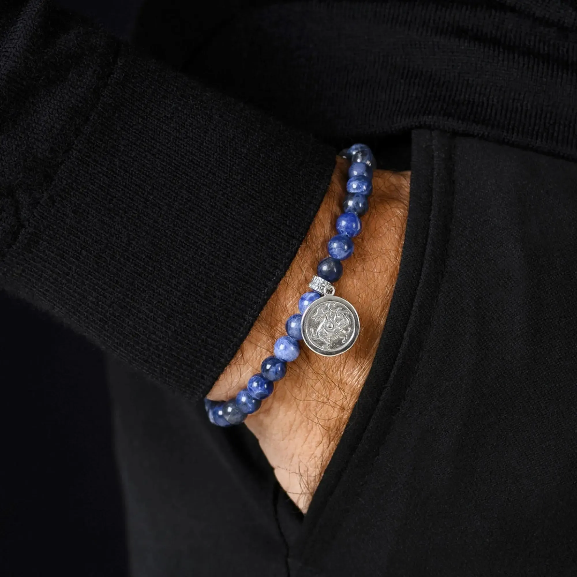Sodalite - Blue Dragon Bracelet (6mm)