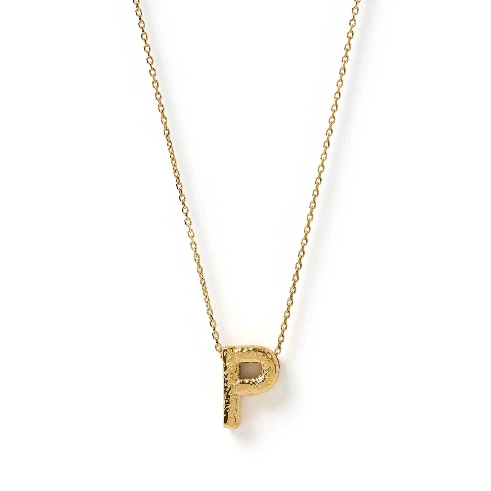 Statement Gold Letter Necklace