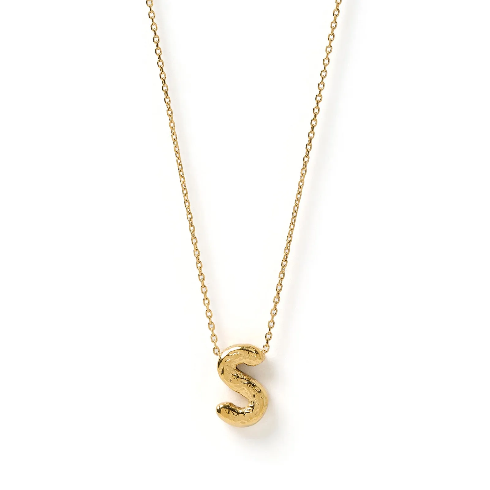 Statement Gold Letter Necklace