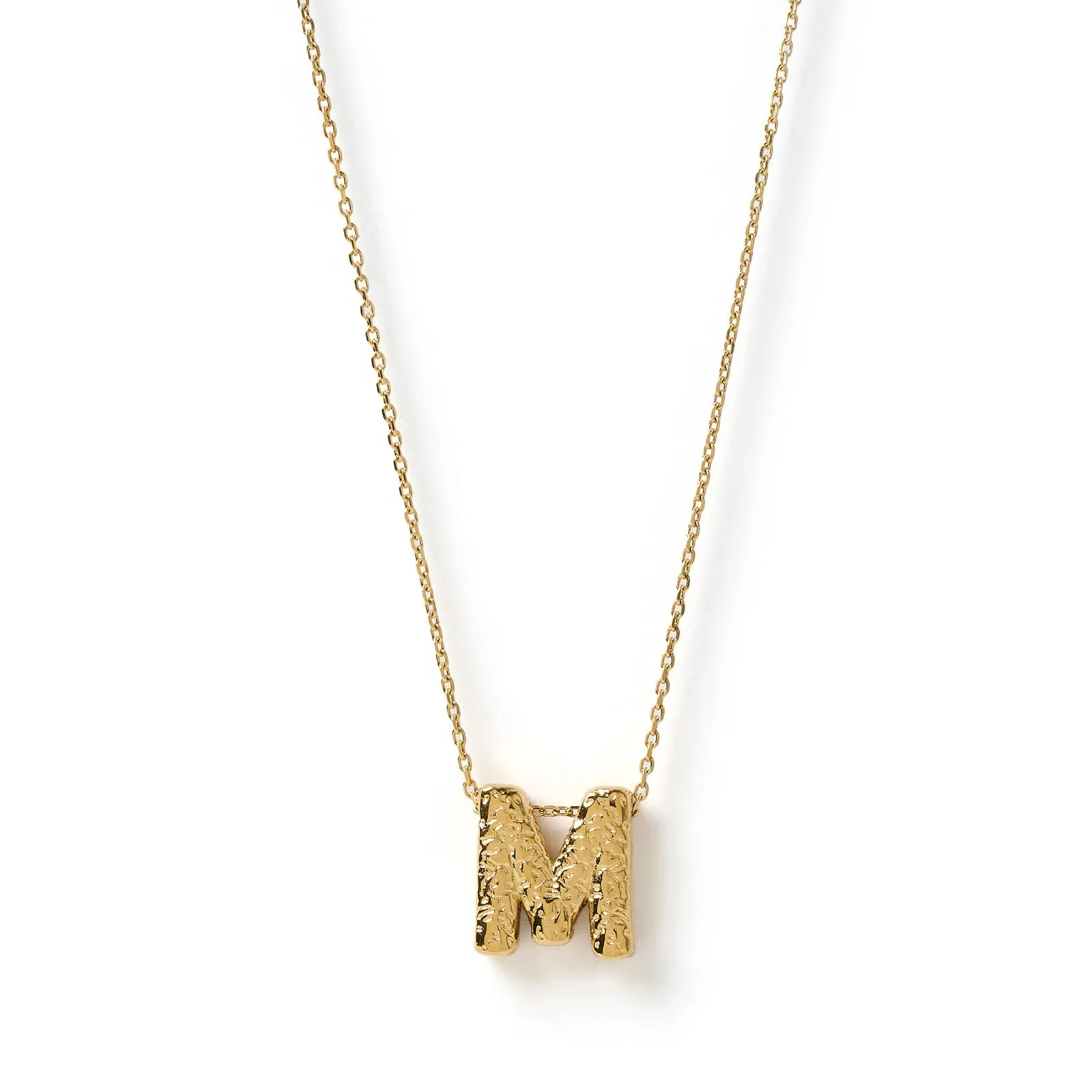 Statement Gold Letter Necklace