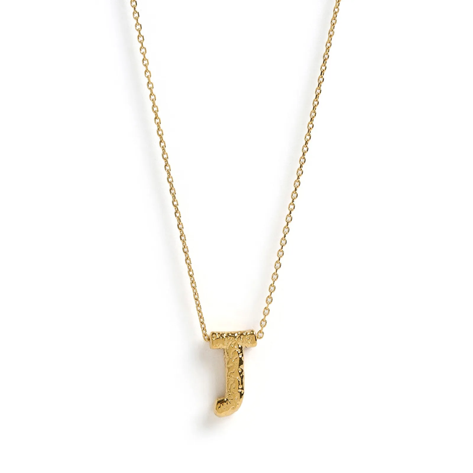 Statement Gold Letter Necklace
