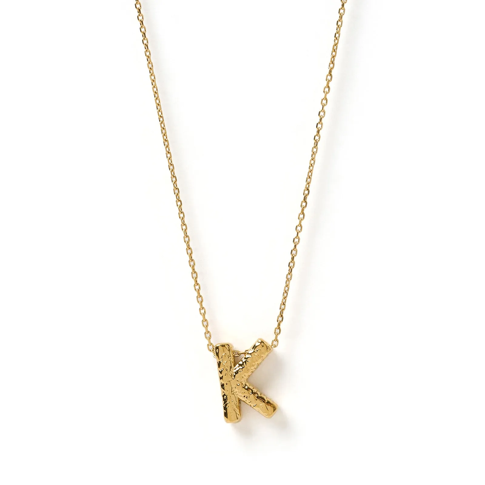 Statement Gold Letter Necklace