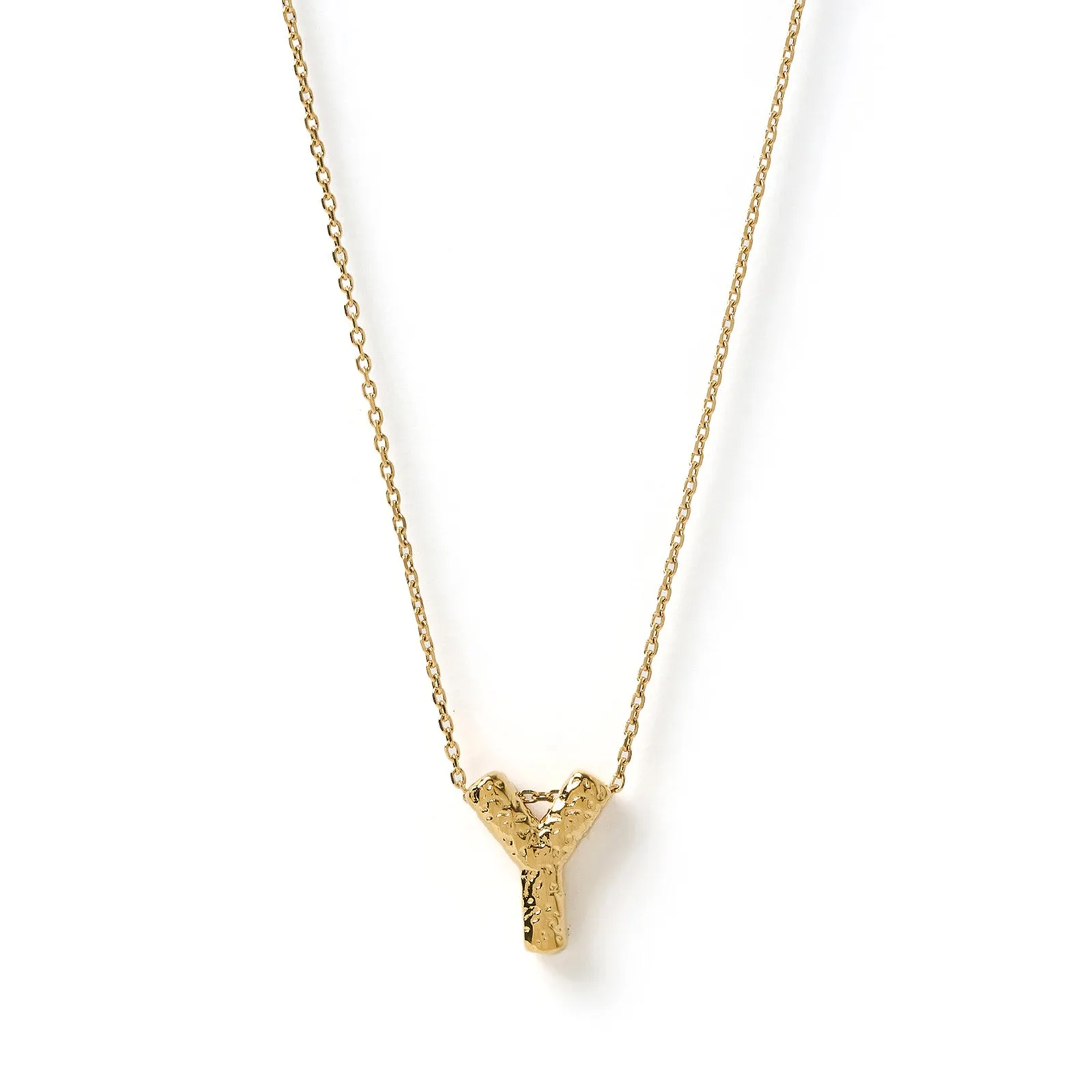 Statement Gold Letter Necklace